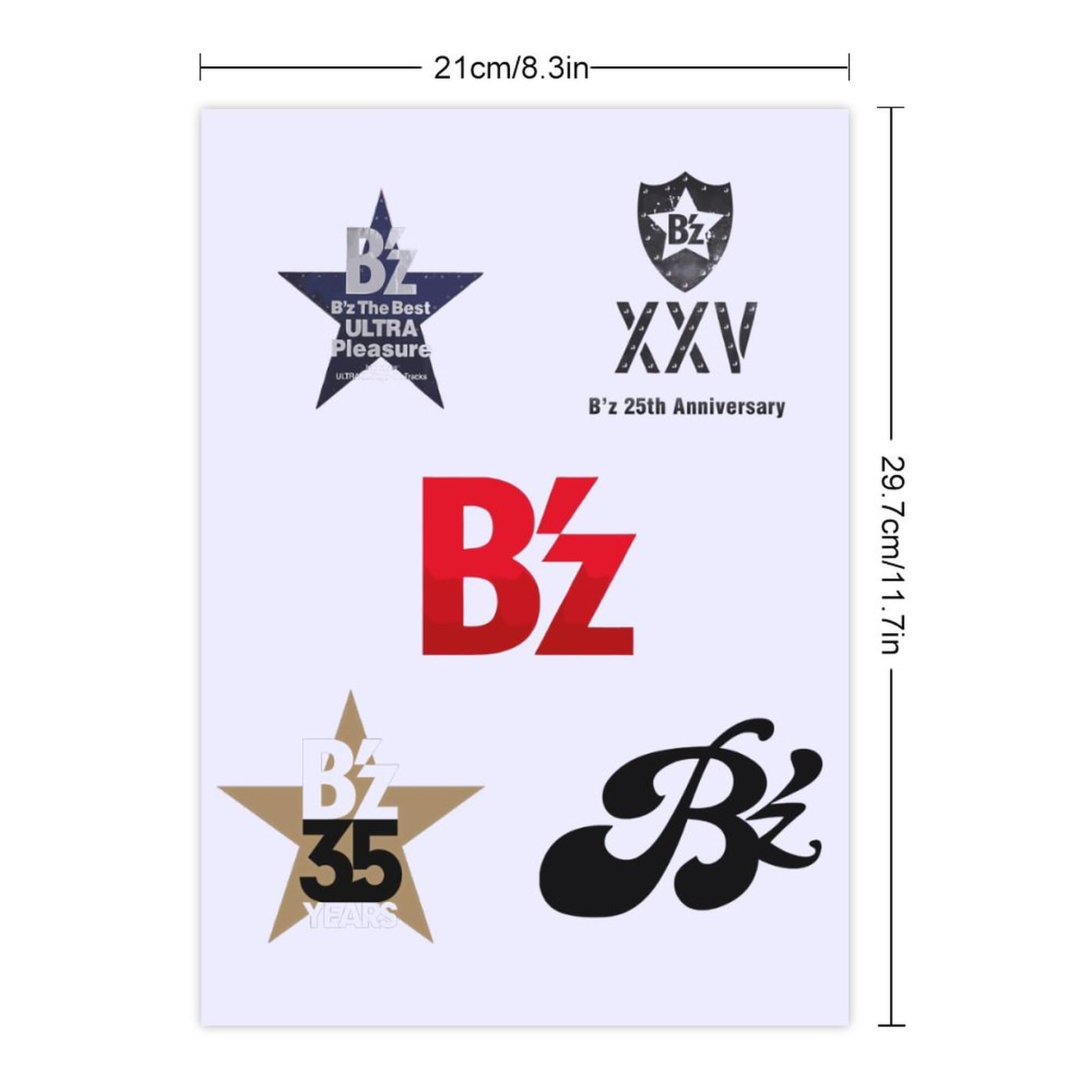 Amazon.co.jp: クリスタル ステッカー B'zバンド B'zバンド B'zバンド