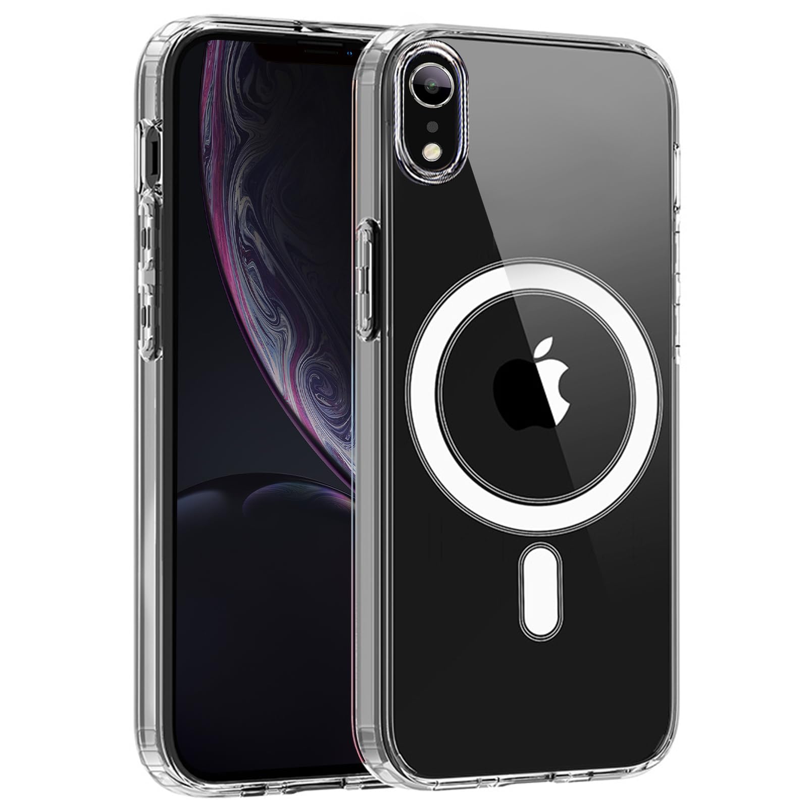 Amazon.com: S. Tedazo Magnetic Clear for iPhone XR Case