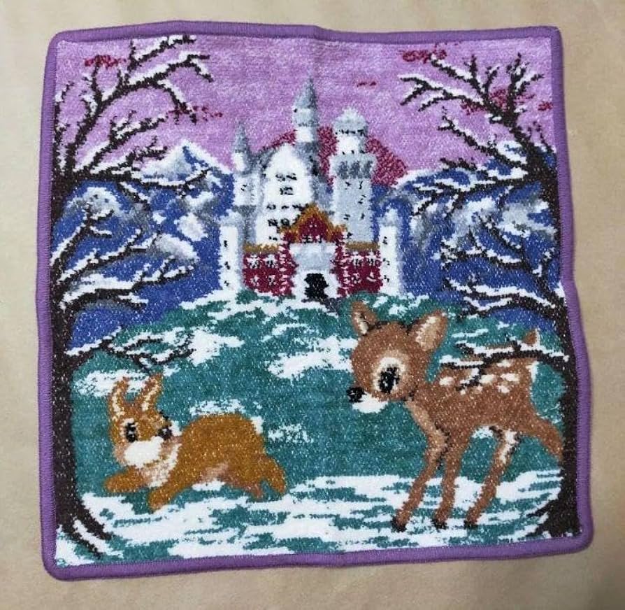 Amazon.co.jp: ノイシュバンシュタイン城 FEILER ドイツ 冬 雪 鹿