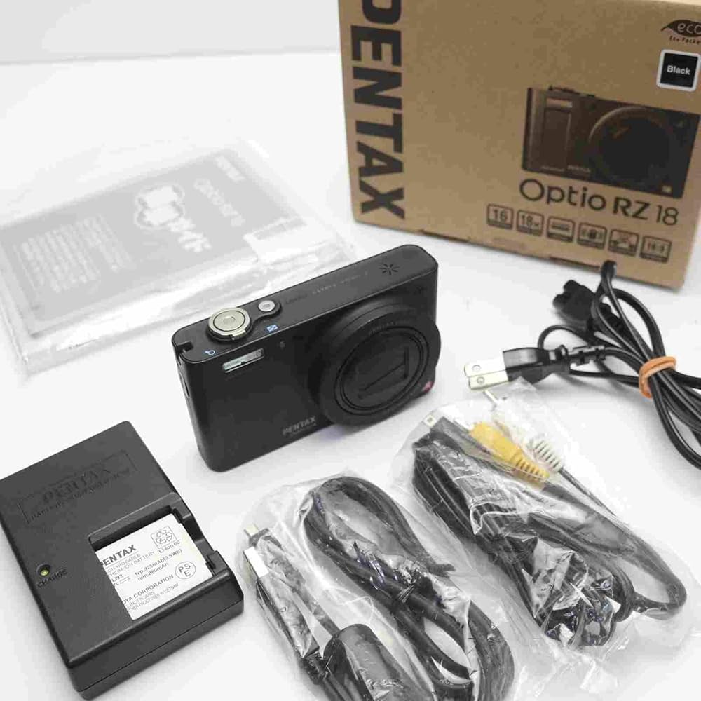 Amazon | PENTAX デジタルカメラ Optio RZ18(ブラック)1600万画素 25mm