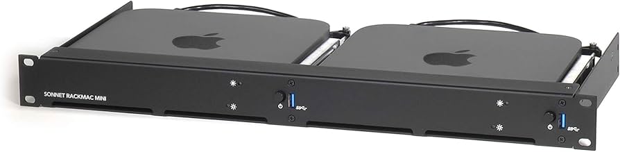 Amazon.com: 2018 RackMac mini - 1U Rack Kit for 2 Mac minis (RACK