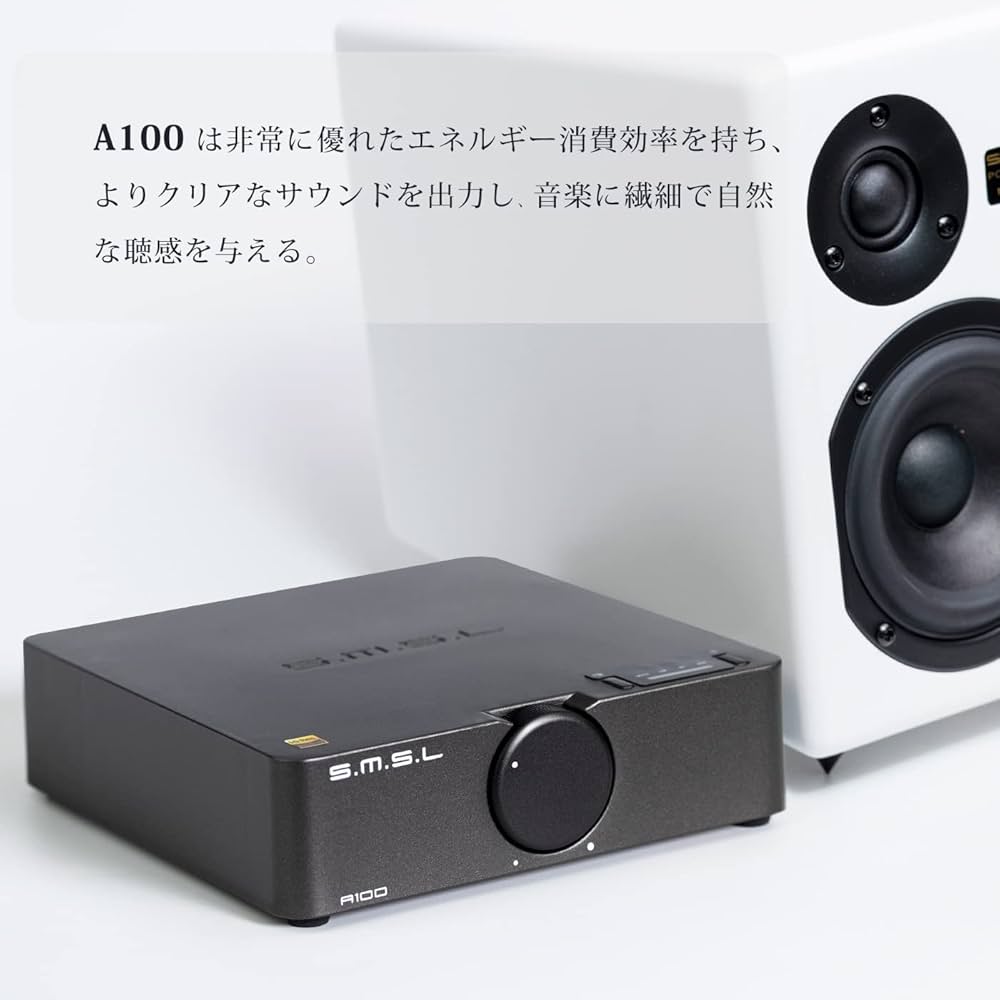 Amazon.co.jp: S.M.S.L A100 アンプ Bluetooth 5.0 小型 パワーアンプ