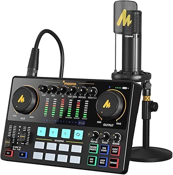 Amazon.com: MAONO Podcast Equipment Bundle with Audio Interface