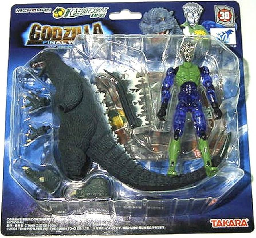 Amazon.co.jp: ミクロマン 着ぐるミクロマン「ゴジラ2004」 KM-02