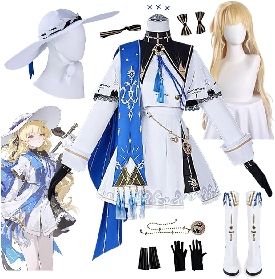 Amazon.co.jp: 鳴潮 フィービー コスプレ衣装 セット 小物+帽子付き