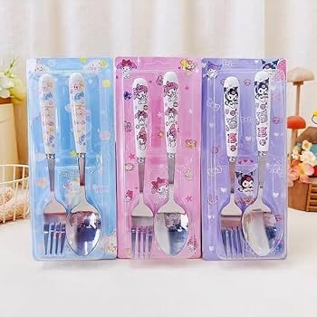 Amazon｜クロミ ハローキティ マイメロディ シナモロール カトラリー