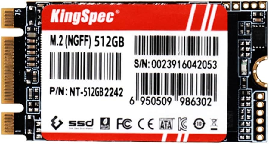 Amazon.com: KingSpec NT Series 512GB M.2 2242 SATA SSD - Not