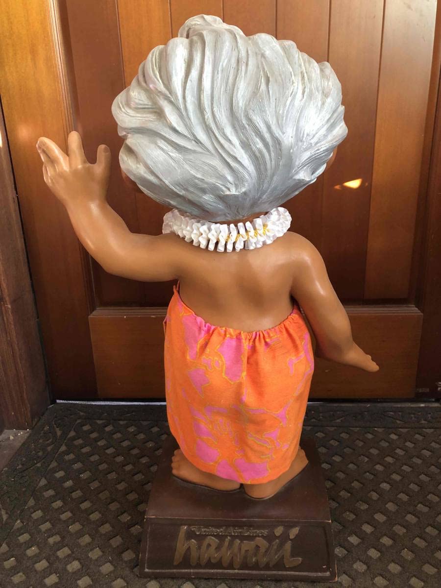 1970's ユナイテッド航空 メネフネ ビンテージ 貯金箱 ハワイ 所