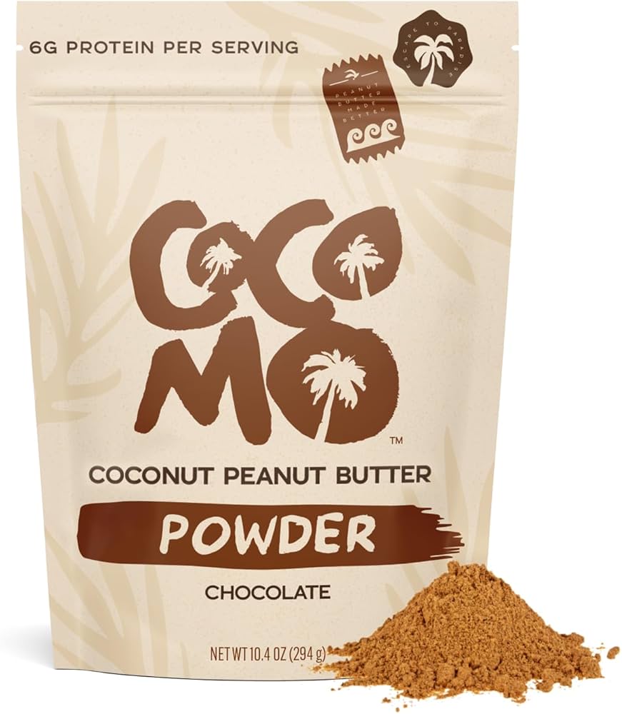Amazon.com : Cocomo Coconut Peanut Butter Powder, Chocolate - 14