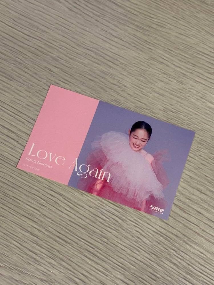Amazon.co.jp: 西野カナ Love Again LIVE 2024 会場限定ステッカー