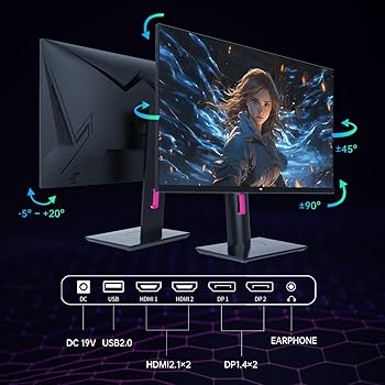 Amazon.com: KTC 27 Inch 4K Gaming Monitor, UHD 160Hz/144Hz 1ms
