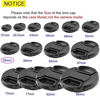 Amazon.com : 55mm Lens Cap Cover for AF-P NIKKOR 18-55mm f/3.5-5.6