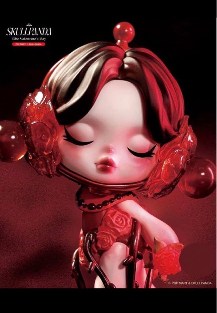Amazon | ポップマート スカルパンダ バレンタイン フィギュア FIOJ