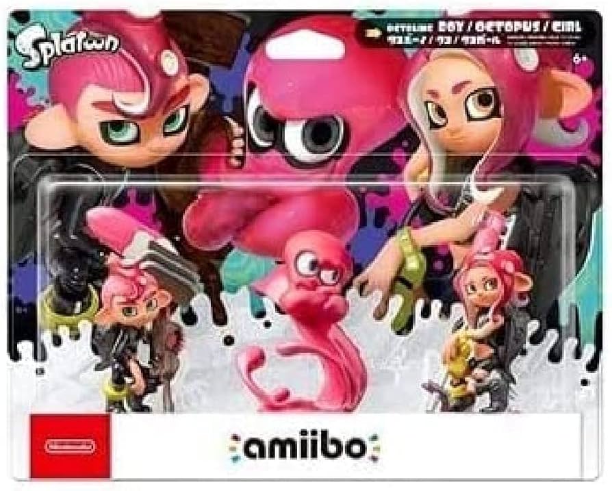 Amazon.com: Amiibo Figurine – Splatoon Octoling Triple Pack