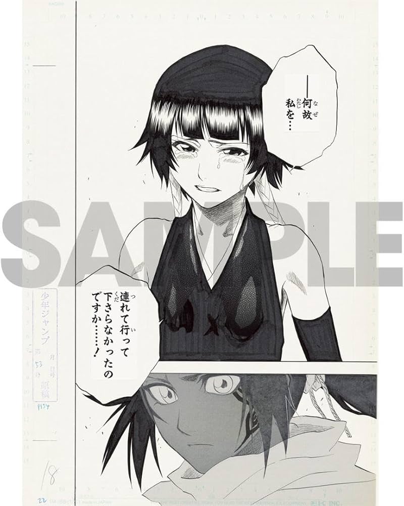 BLEACH セル画 夜一 アニメ レイアウト BLEACH セル画 夜一 アニメ