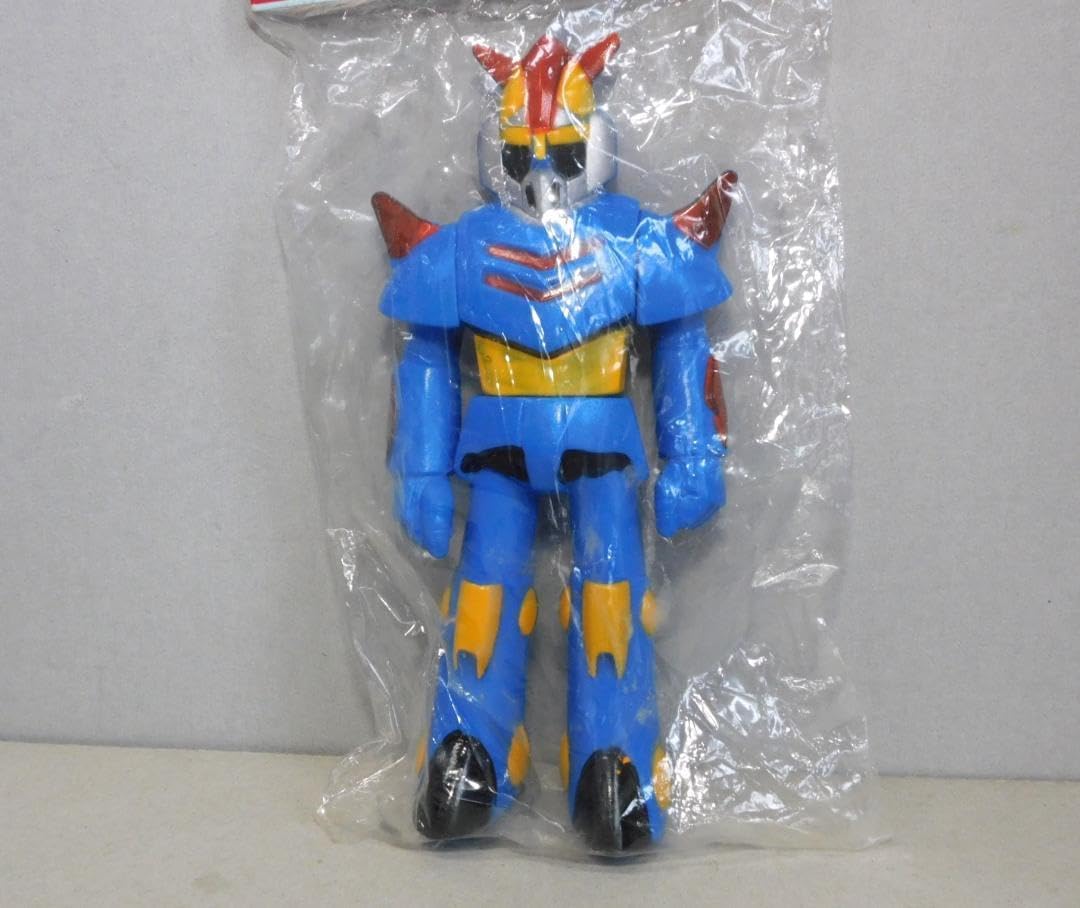 超合体魔術ロボギンガイザー ブルゲイター タケミ ソフビ 当時物 昭和