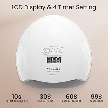 Amazon.com: NAILGIRLS 150W UV LED Nail Lamp with Auto Sensor