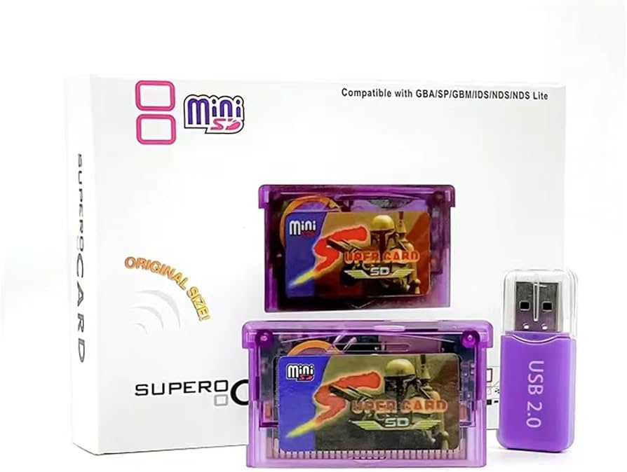 Amazon.com: Mini SD Card Game Cartridge Adapter for GBA SP, GBM