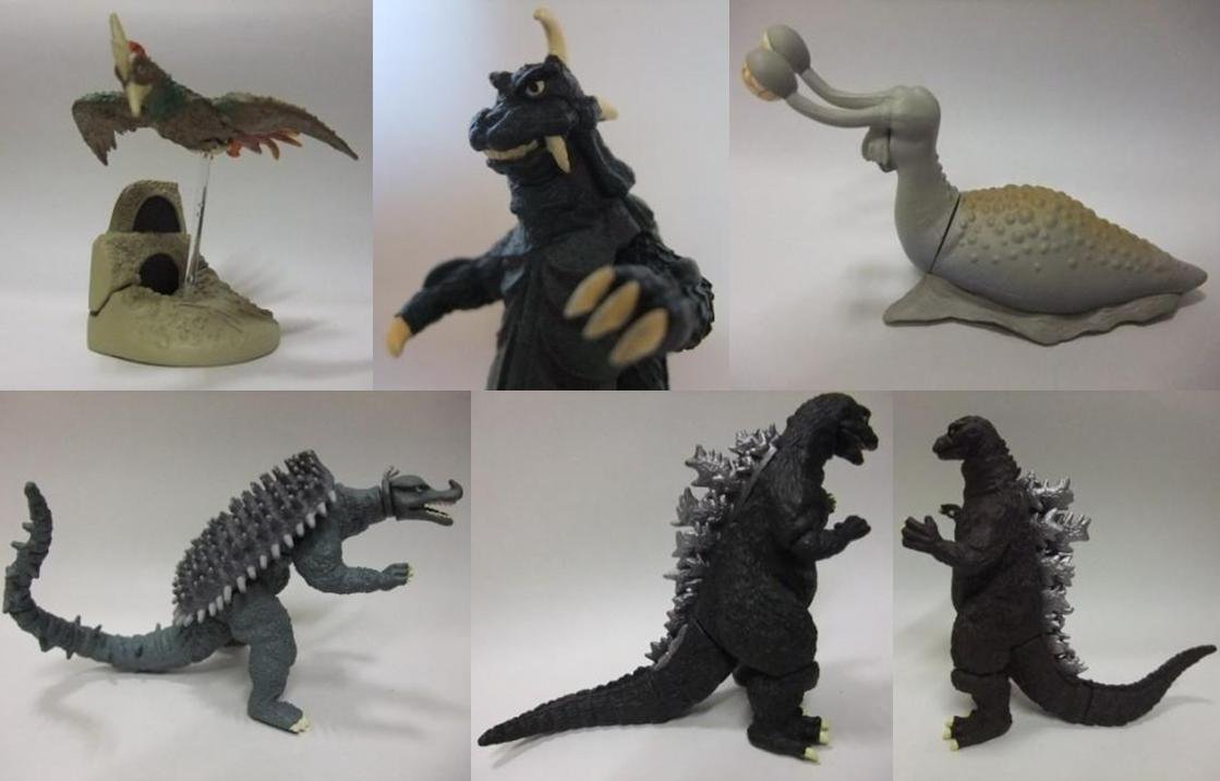 Amazon.co.jp: HG円谷英二セレクション 全6種フルセット ゴジラ