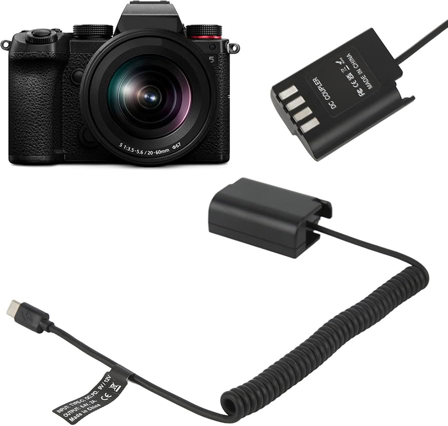 Amazon | タイプCからDMW BLK22へのダミーバッテリー電源アダプター