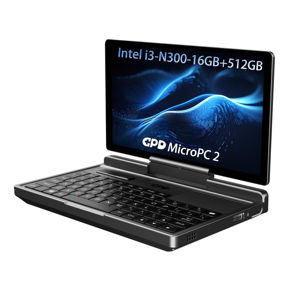 GPD MicroPC 2- Handheld Industry Laptop 7 Inches 1080P Display