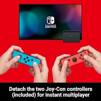 Amazon.co.jp: Nintendo Switch (Neon Red/Neon blue) : ゲーム