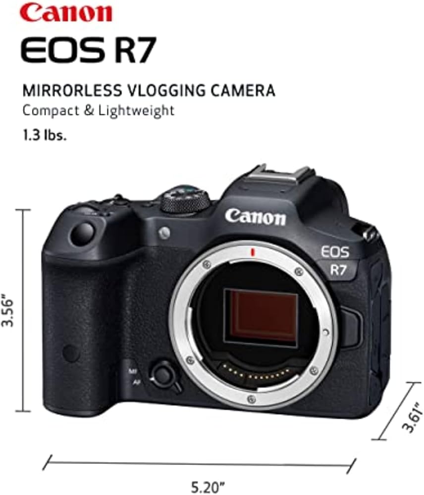 Amazon.com : Canon EOS R7 Mirrorless Camera (Body Only), Hybrid