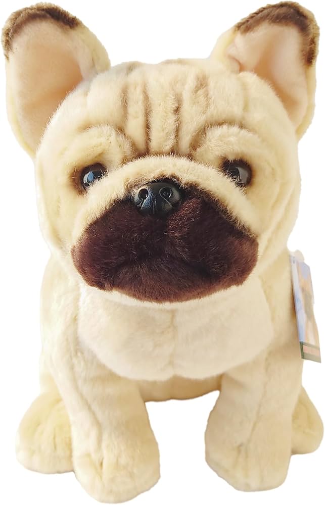 Amazon.co.jp: リアルな犬のぬいぐるみ｜フレンチブルドッグ : おもちゃ