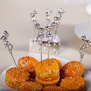 Amazon.co.jp: WAYUTO マウス型カクテルピック チーズホルダー付き