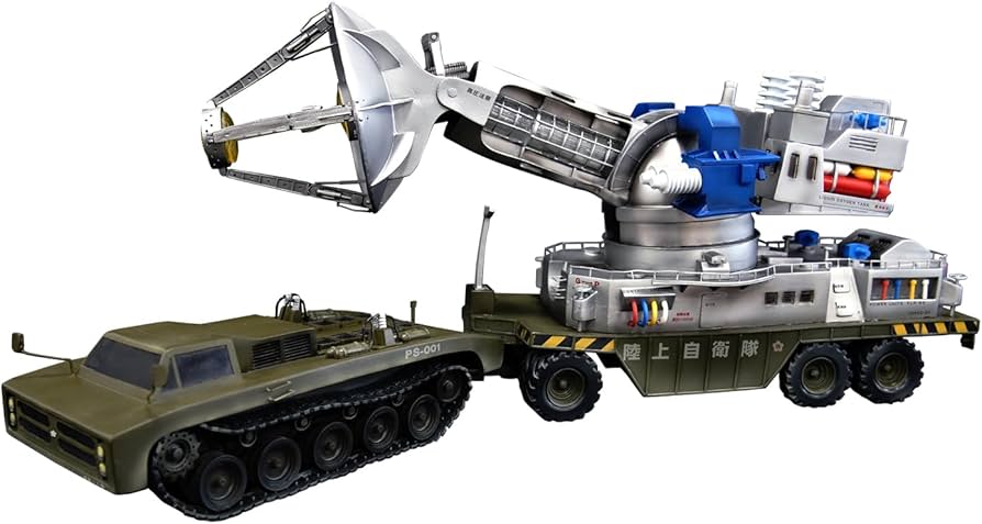Amazon | メーサー殺獣光線砲車 1／35 ソフビキット復刻版 1/35
