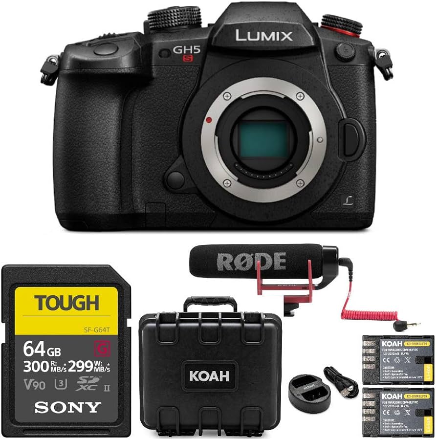 Amazon.com : Panasonic LUMIX GH5s Mirrorless Camera Body with 64GB