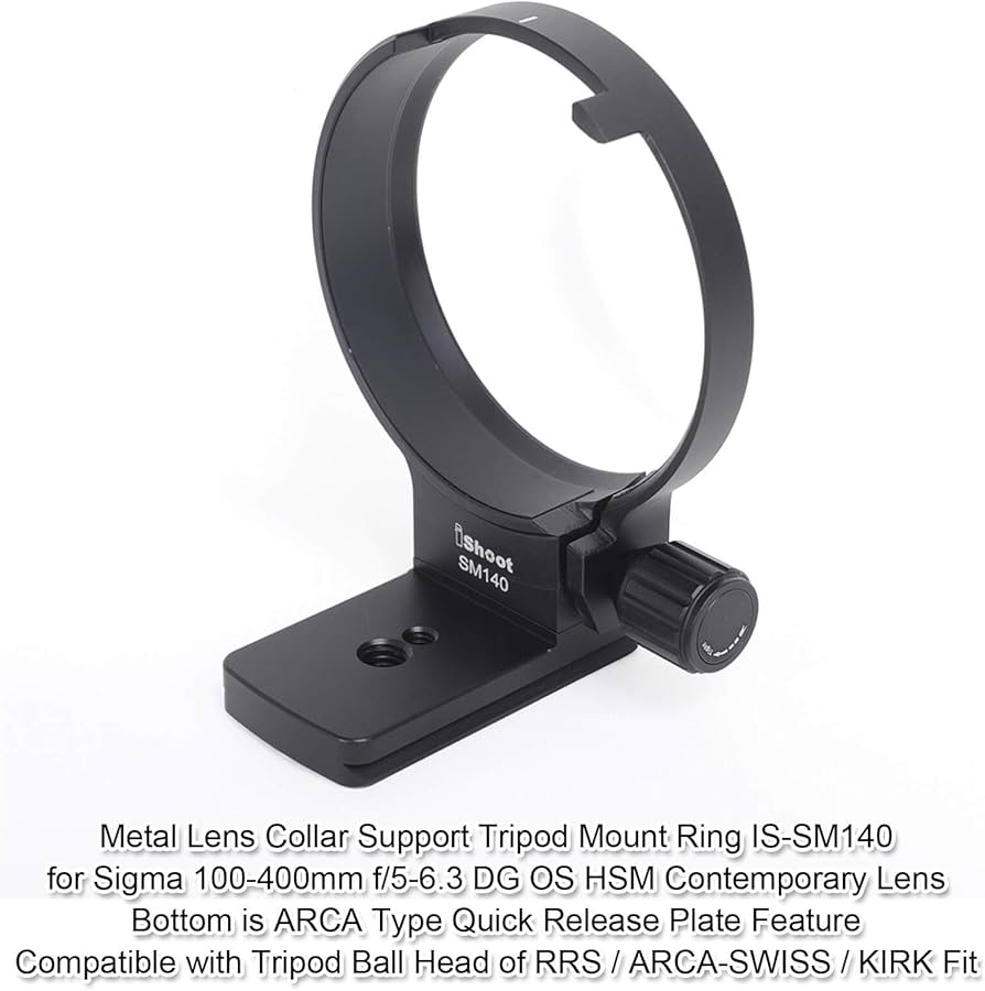 Amazon | iShootリング式三脚座、レンズサポート襟、三脚マウント