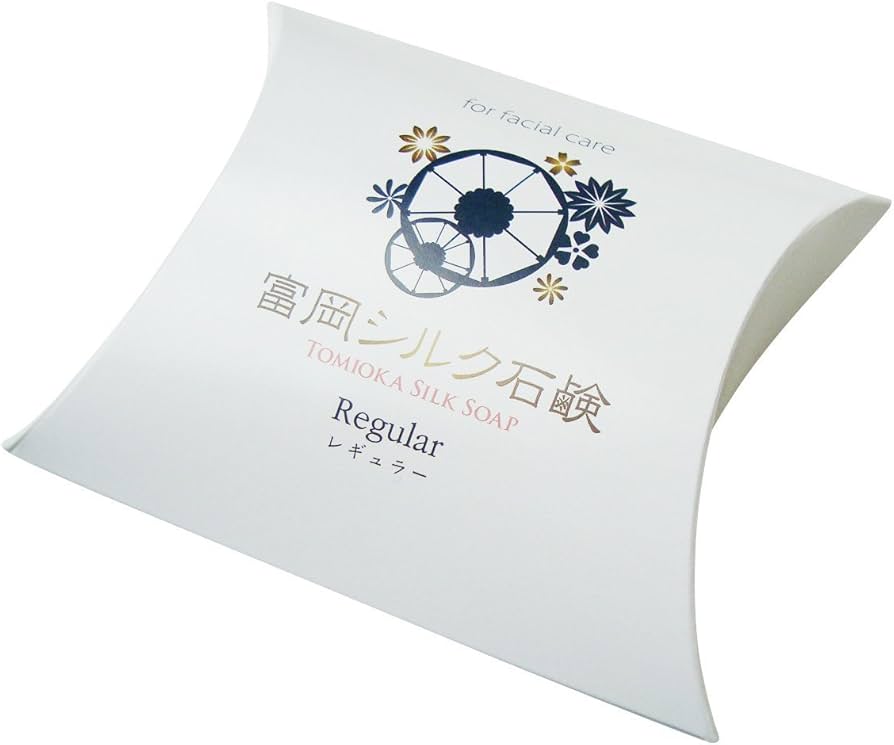 Amazon | 絹工房 富岡シルク石鹸 レギュラーサイズ（80g） | 富岡