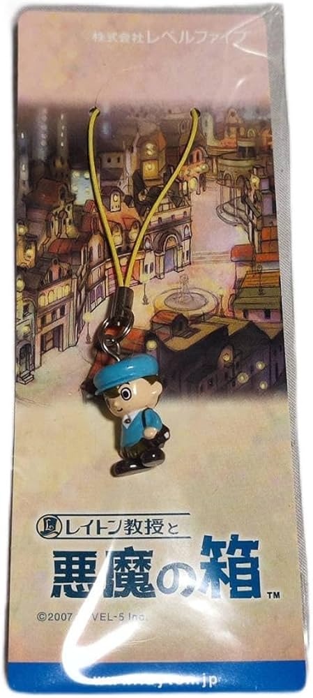 Amazon.co.jp: レイトン教授 特典 ルーク ストラップ レイトン教授と