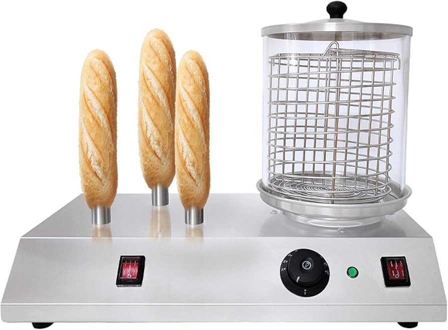 Amazon.co.jp : NEWHT Hot dogマシン ソーセージ焙煎機 ホットドッグ