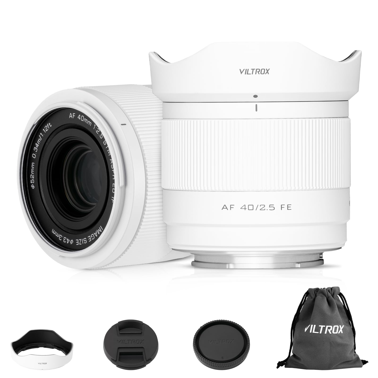 Amazon.co.jp: VILTROX AF 40mm F2.5 FE Eマウント レンズ SonyE