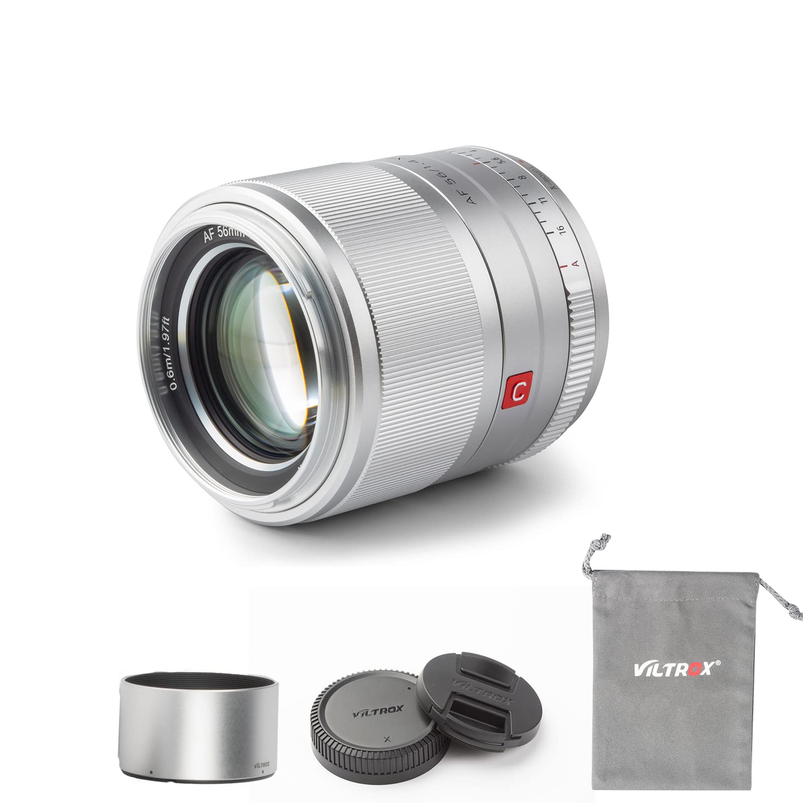 Amazon | VILTROX 単焦点レンズ AF XF-56mm F1.4 STM 瞳AF対応 F1.4大