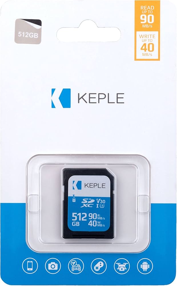 Amazon | Keple 512GB SDカード クラス10 メモリーカード 高速 Nikon