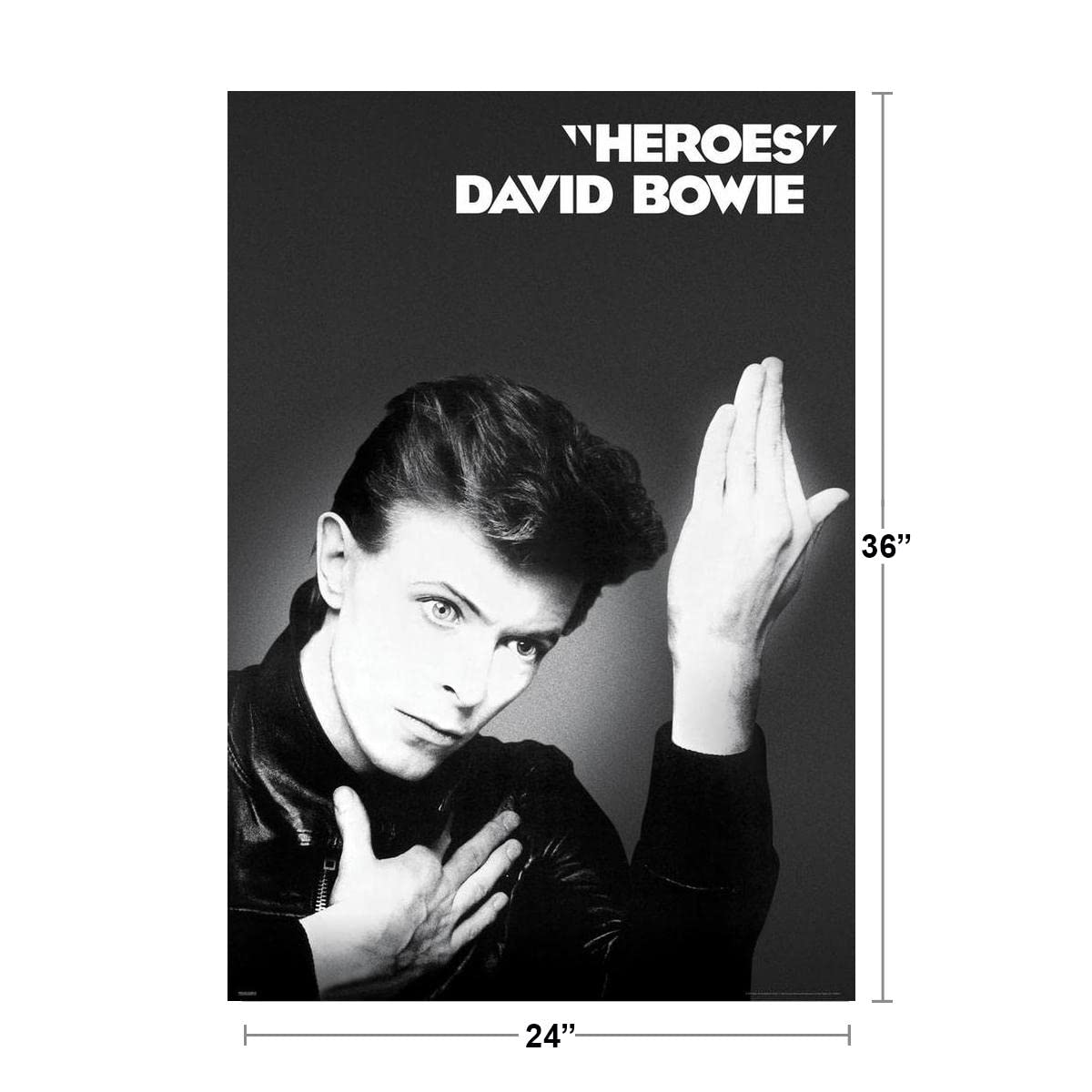 Amazon.co.jp: David Bowie-Heroes ポスター ロール状 24 x 36インチ