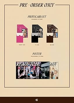 Amazon.com: TWICE - READY TO BE (12th Mini Album) CD+Pre-Order