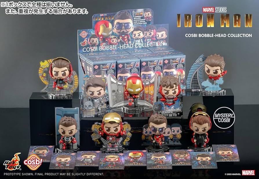 Amazon.co.jp: コスビ アイアンマン トニー・スターク シリーズ1 (8個