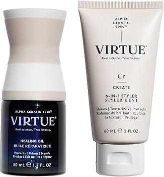 Amazon.com: VIRTUE Healing Hair Oil & 6-in-1 Styling Cream Bundle