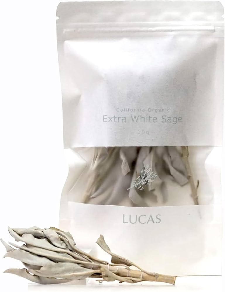 Amazon.co.jp: ホワイトセージ カリフォルニア産 オーガニック・無農薬