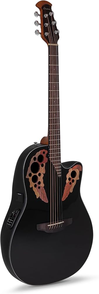 Amazon.com: Ovation Celebrity Elite CE44-5 A/E Guitar - Black