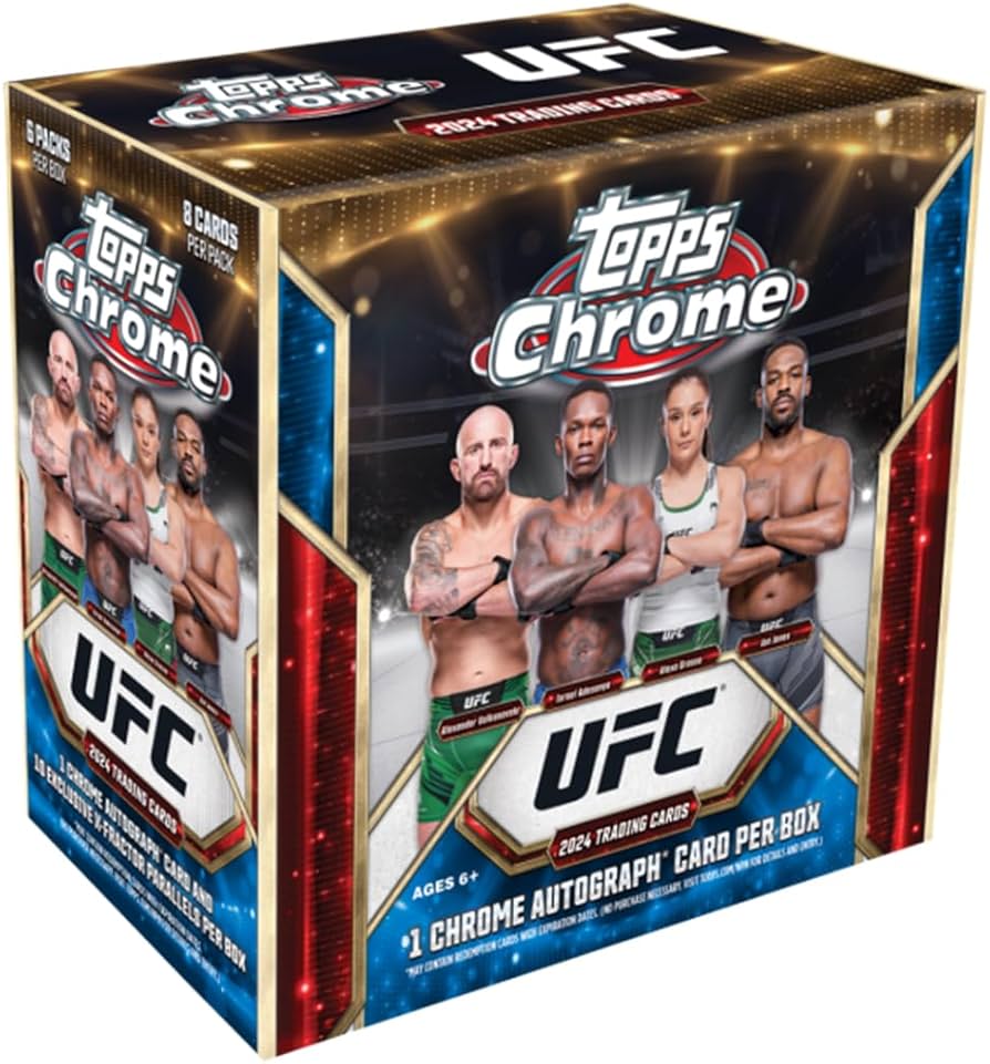 Amazon.co.jp: Topps UFC Chrome 2024 - メガボックス:201ピース