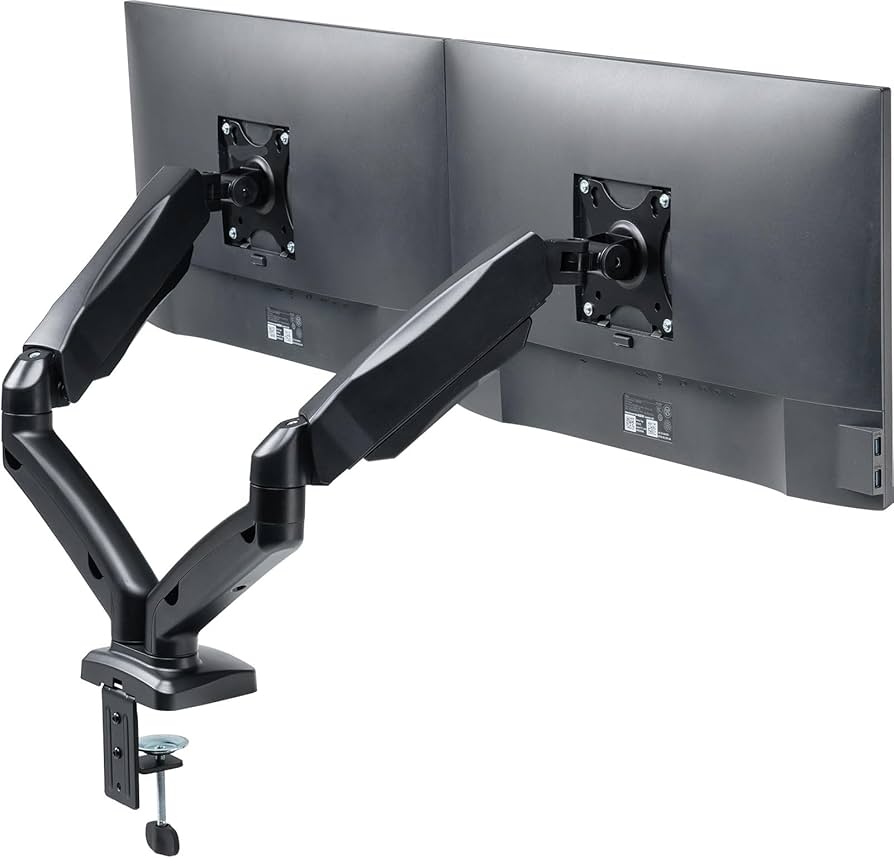 Amazon.co.jp: イーサプライ モニターアーム 2画面 デュアル 17～32