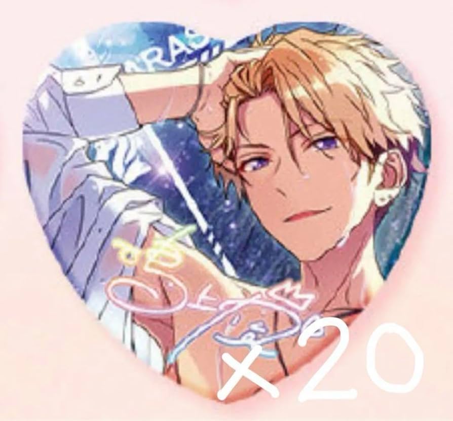 Amazon.co.jp: あんスタ 中国 願望缶 ハート 缶バッジ 鳴上嵐 ケダモノ