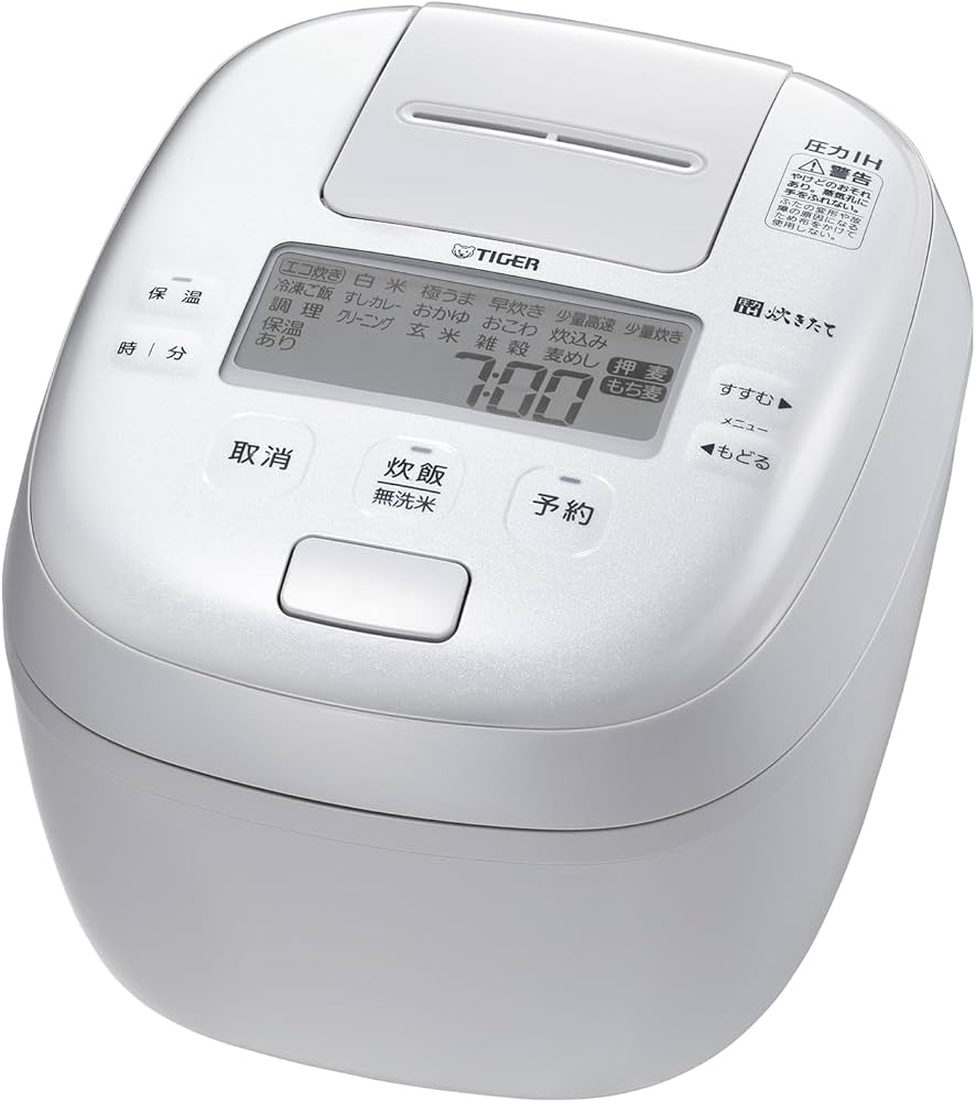 Amazon | タイガー魔法瓶(TIGER) 炊飯器 5.5合 圧力IH式 土鍋蓄熱