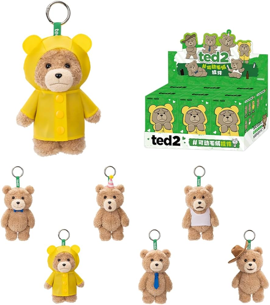 Amazon.co.jp: POP MART Ted2 Teddy Bear アクションぬいぐるみ