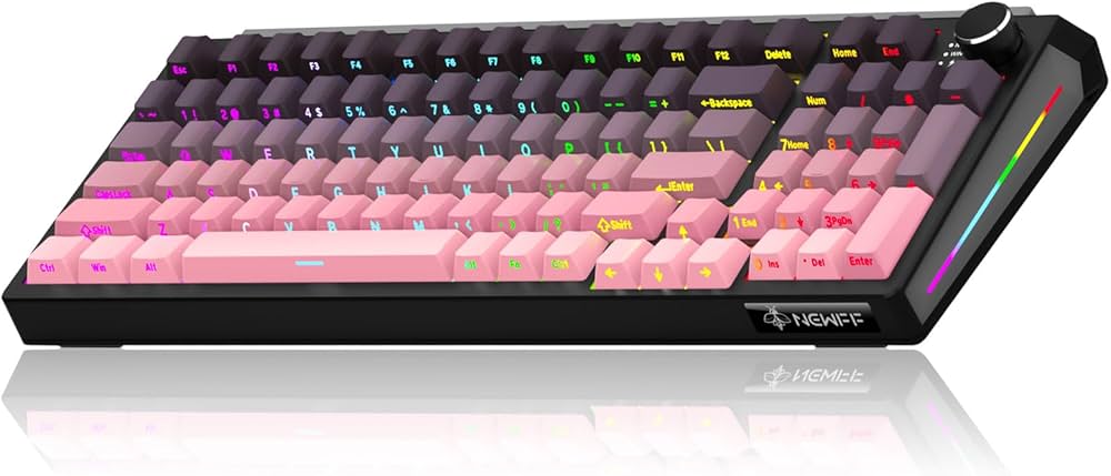 Amazon | JK980 ゲーミングキーボード 97キー配列 テンキー付き トライ